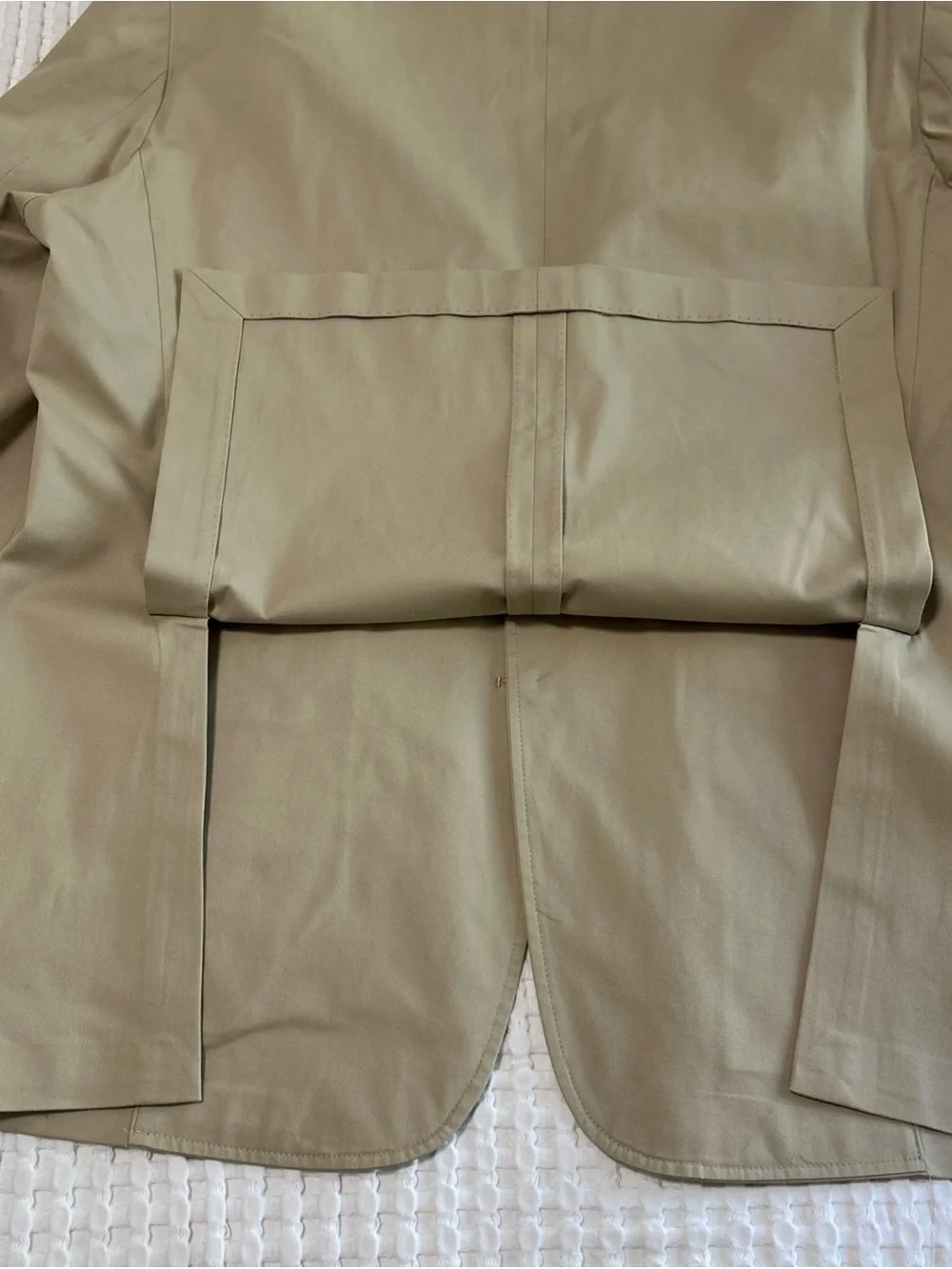 Brooks Brothers Men's Regent Fit Manteco Cotton Blazer Jacket Beige Khaki 48R